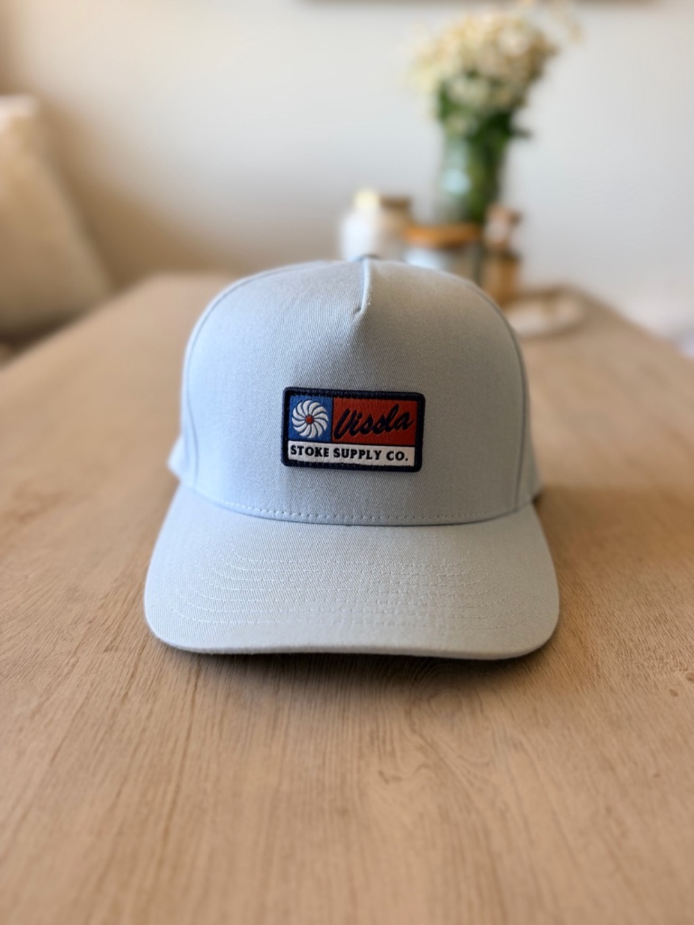 VISSLA Sevens Snapback Hat (Light Blue)